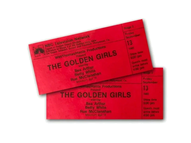 Eintrittskarten für die Aufzeichnung der Pilotfolge am 13. September 1985