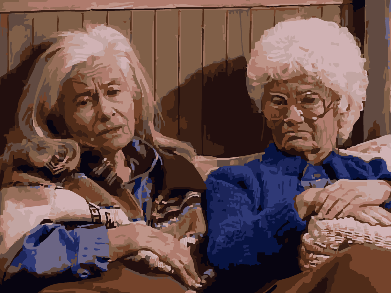 Sophia trifft in einer Obdachlosenunterkunft auf eine ehemalige Mitbewohnerin aus der schattigen Pinie